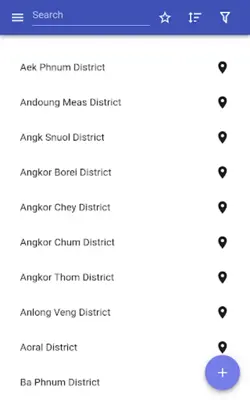 Districts of Cambodia android App screenshot 8